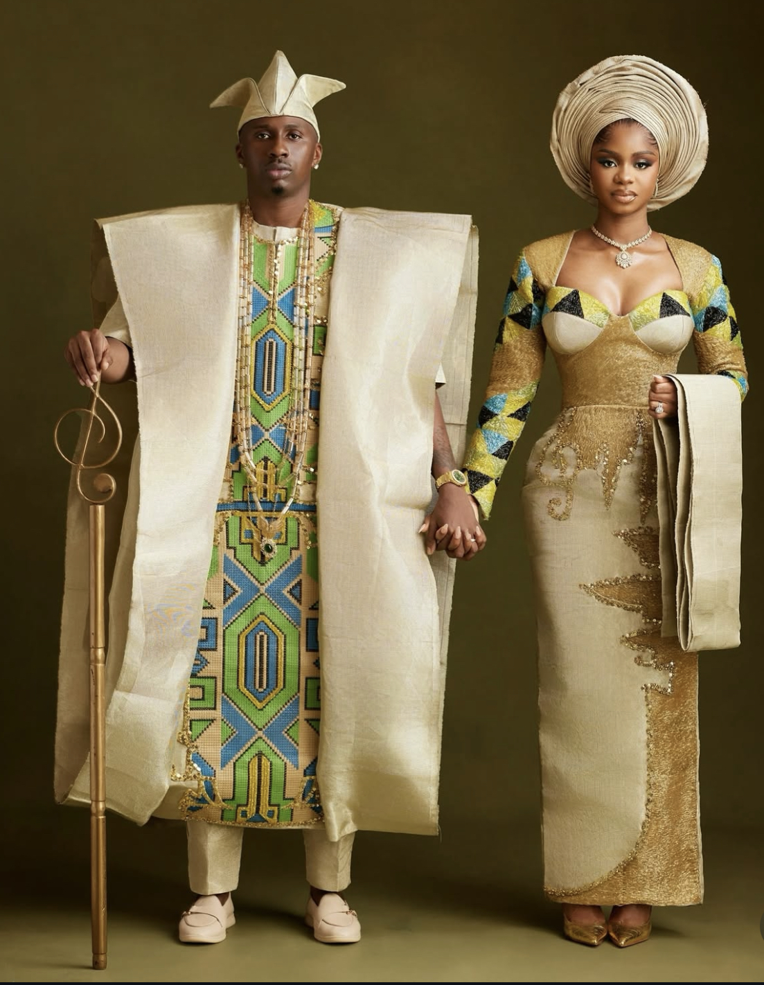 13 African Wedding Outfit Ideas from Priscilla Ojo’s Big Day 