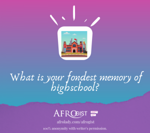 High School Memories, High School, Afrogist, People Share,