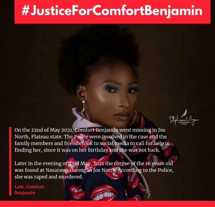 news, #justiceforcomfortbenjamin, nigeria news, trending,