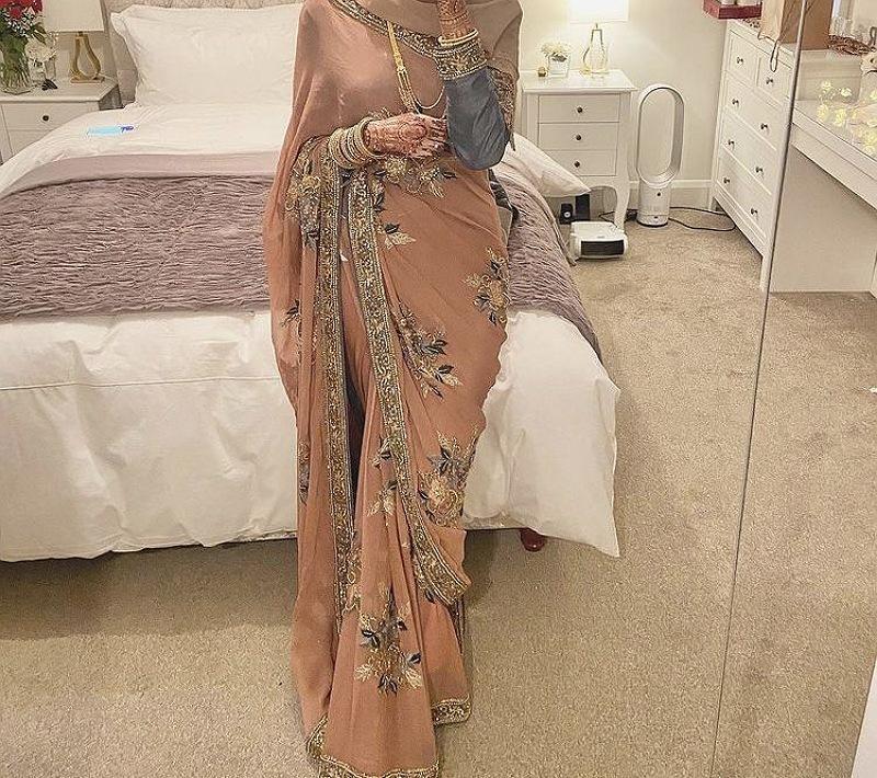 Modest Sarees and Abayas to Wear This Eid