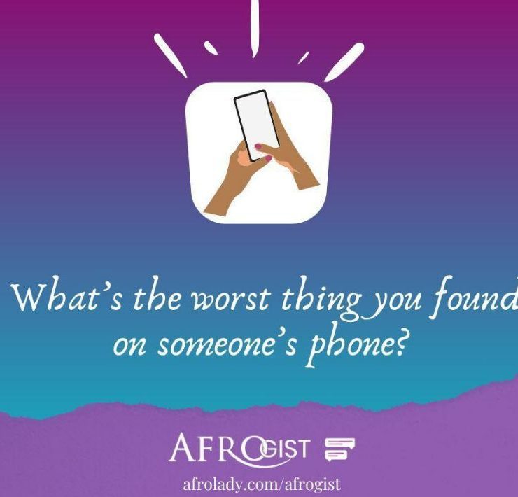 people share, afrogist, cheating partner, phone, secret findings,