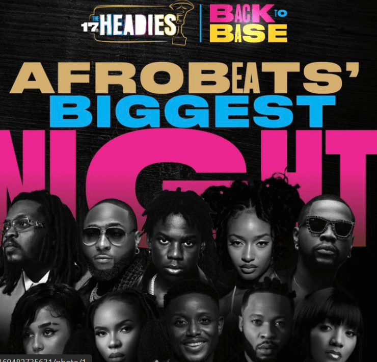 17th Headies Award (Back to Base), List of Nominees and Winners