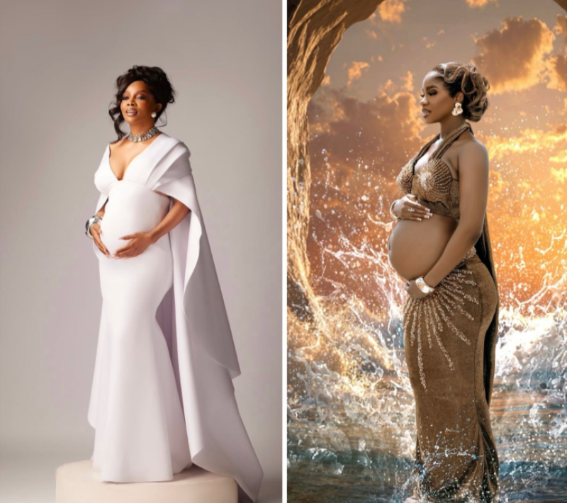 Two Celebrity Baby Showers Everyone is Talking About: Toke Makinwa And Priscilla Ojo