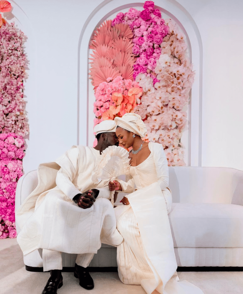 Temi Otedola and Mr Eazi's wedding pictures