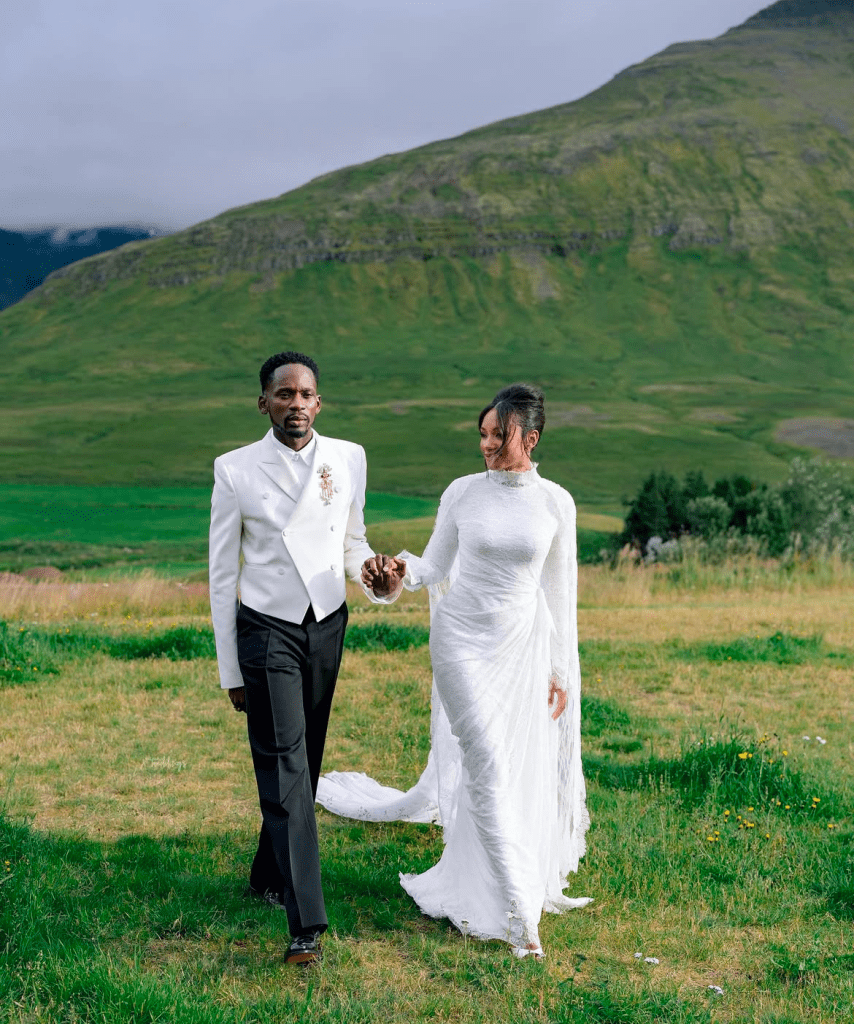 Temi Otedola and Mr Eazi's wedding pictures