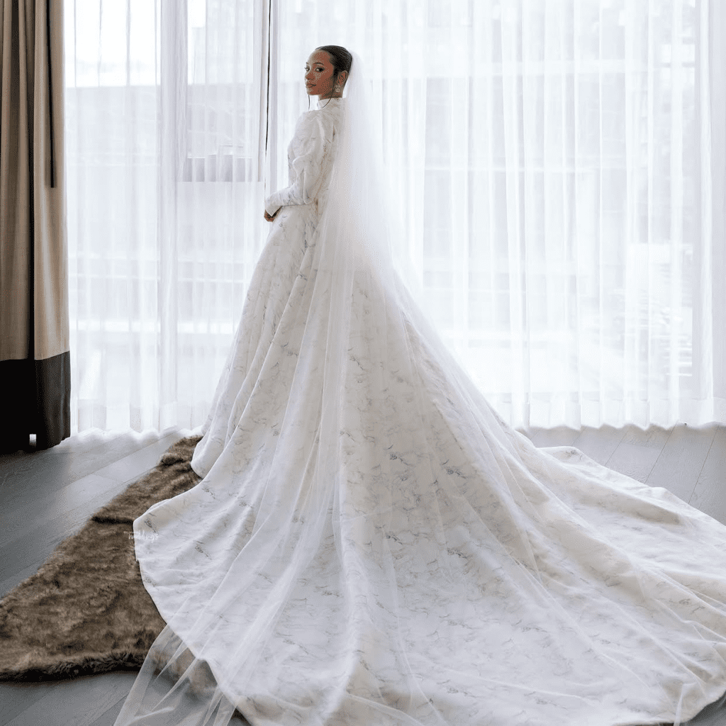 Temi Otedola's bridal gowns