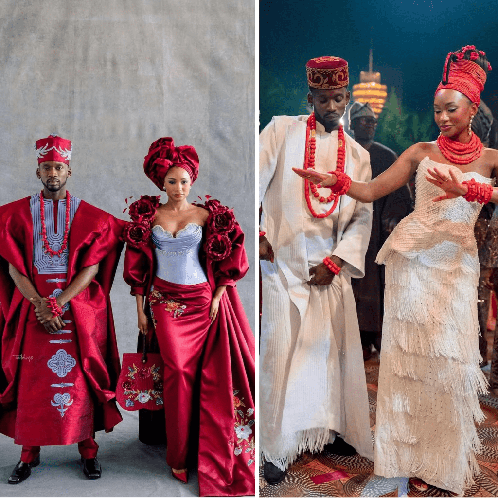 Temi Otedola Wedding Dresses at Her Three-Continent Wedding To Mr Eazi